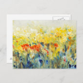 花の揺れII ポストカード (正面/裏面)