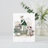 花の擬人化 ポストカード (スタンド正面)