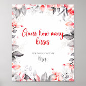 花の数を推測キスブライダルゲーム ポスター (正面)