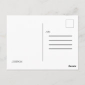 花の数字 6:24-26 誕生日ポストカード ポストカード (裏面)