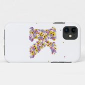 花の文字 K Case-Mate iPhoneケース (裏面(横))
