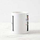 花の文字H コーヒーマグカップ (中央)