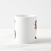 花の文字S コーヒーマグカップ (中央)