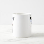 花の文字Y コーヒーマグカップ (中央)