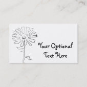 花の斜角 名刺 (裏面)