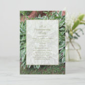 花の新築パーティー招待状 招待状 (スタンド正面)