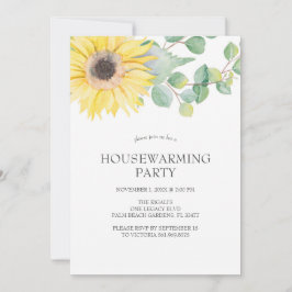 花の新築祝い招待状 招待状