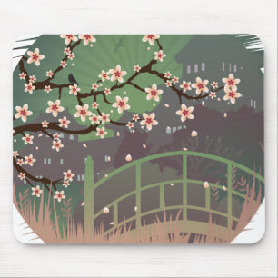 花の日没 マウスパッド