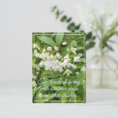 花の春の休日 ポストカード (スタンド正面)