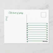 花の春の休日 ポストカード (裏面)