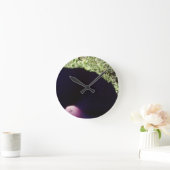 花の時計 ラウンド壁時計 (ホーム)