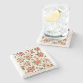 花の景色 ストーンコースター (横)