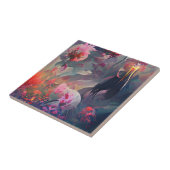 花の暗いファンタジー タイル (側面)