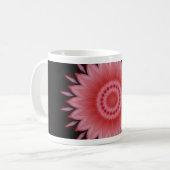 花の曼荼羅(ピンク) コーヒーマグカップ (正面左)