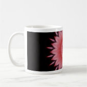 花の曼荼羅(ピンク) コーヒーマグカップ (左)