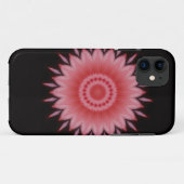 花の曼荼羅（ピンク） Case-Mate iPhoneケース (裏面(横))