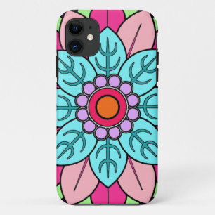 花の曼荼羅 iPhone 11 ケース