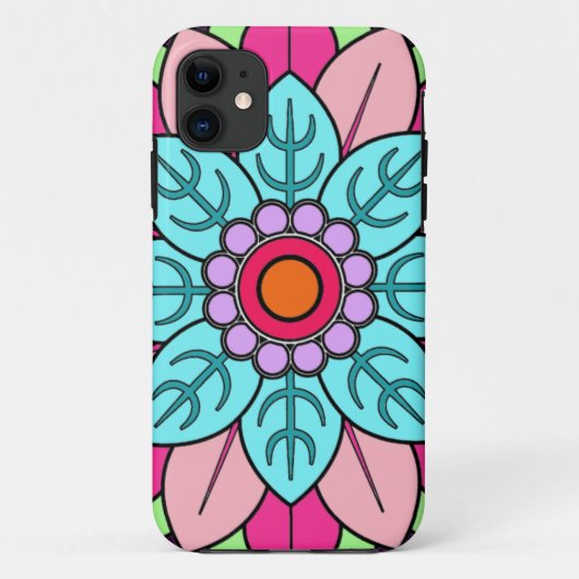 花の曼荼羅 Case-Mate iPhoneケース (裏面)