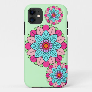 花の曼荼羅 iPhone 11 ケース