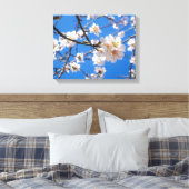 花の木でキャンバスを包んだ キャンバスプリント (インサイチュ (寝室))