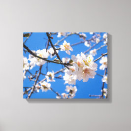 花の木でキャンバスを包んだ キャンバスプリント