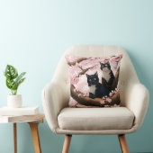 花の木にかわいいさくらんぼ クッション (椅子)