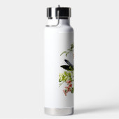 花の木に咲く美しい若いオウム ウォーターボトル (右面)