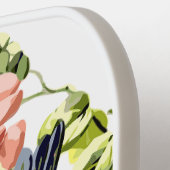 花の木に咲く美しい若いオウム ピックルボールラケット (左詳細)