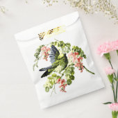 花の木に咲く美しい若いオウム フェイバーバッグ (封をした状態)