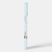 花の木に青い可愛い鳥モノグラム Case-Mate iPhoneケース (裏面 / 右)