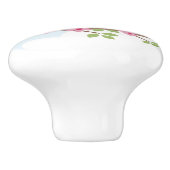 花の木に青い鳥かわいい セラミックノブ (側面)