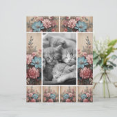 花の木のジャーナリングスポットカードデコール (スタンド正面)