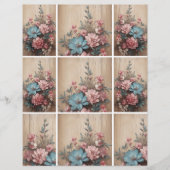 花の木のジャーナリングスポットカードデコール (正面)