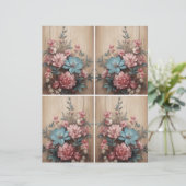 花の木のジャーナリングスポットカードデコール (スタンド正面)