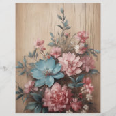 花の木のジャーナリングスポットカードデコール (正面)