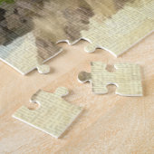 花の木のビーチ ジグソーパズル (側面)