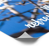 花の木のポス感動的ター ポスター (角)