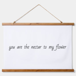 花の木の上の壁のタペストリーに蜜 吊り下げ型タペストリー