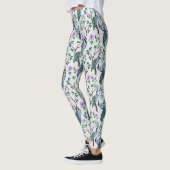 花の木の孔雀 レギンス (左)