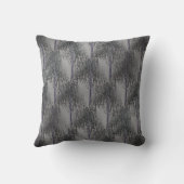 花の木の抽象芸術パターン クッション (裏面)