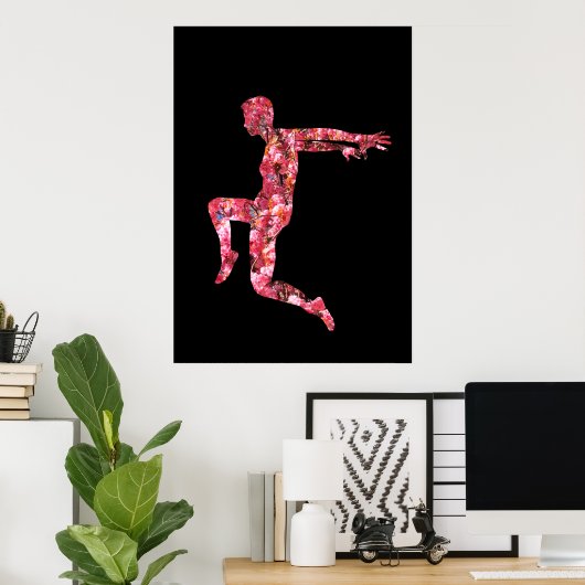 花の木の踊り ポスター (ホームオフィス)