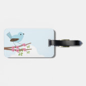 花の木の青い鳥 ラゲッジタグ (裏面横)