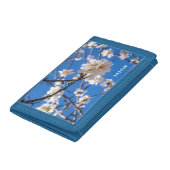 花の木モノグラムカスタム財布 ナイロン三つ折りウォレット (底面)