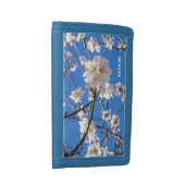 花の木モノグラムカスタム財布 ナイロン三つ折りウォレット (側面)