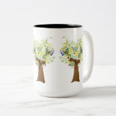 花の木 ツートーンマグカップ (正面右)