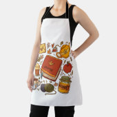 花の本とお茶 エプロン (インサイチュ)