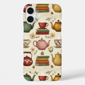 花の本とお茶 Case-Mate iPhoneケース (裏面)