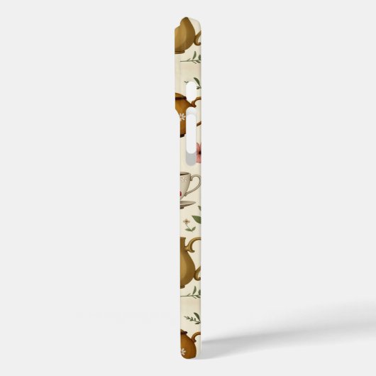 花の本とお茶 Case-Mate iPhoneケース (裏面 / 左)