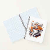 花の本と茶 – フローラ本愛好家 ノートブック (内部)