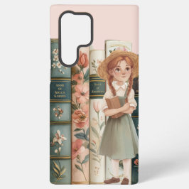花の本 アン・オブ・グリーン・ゲイブルズ 本好き SAMSUNG GALAXY S22 ULTRAケース